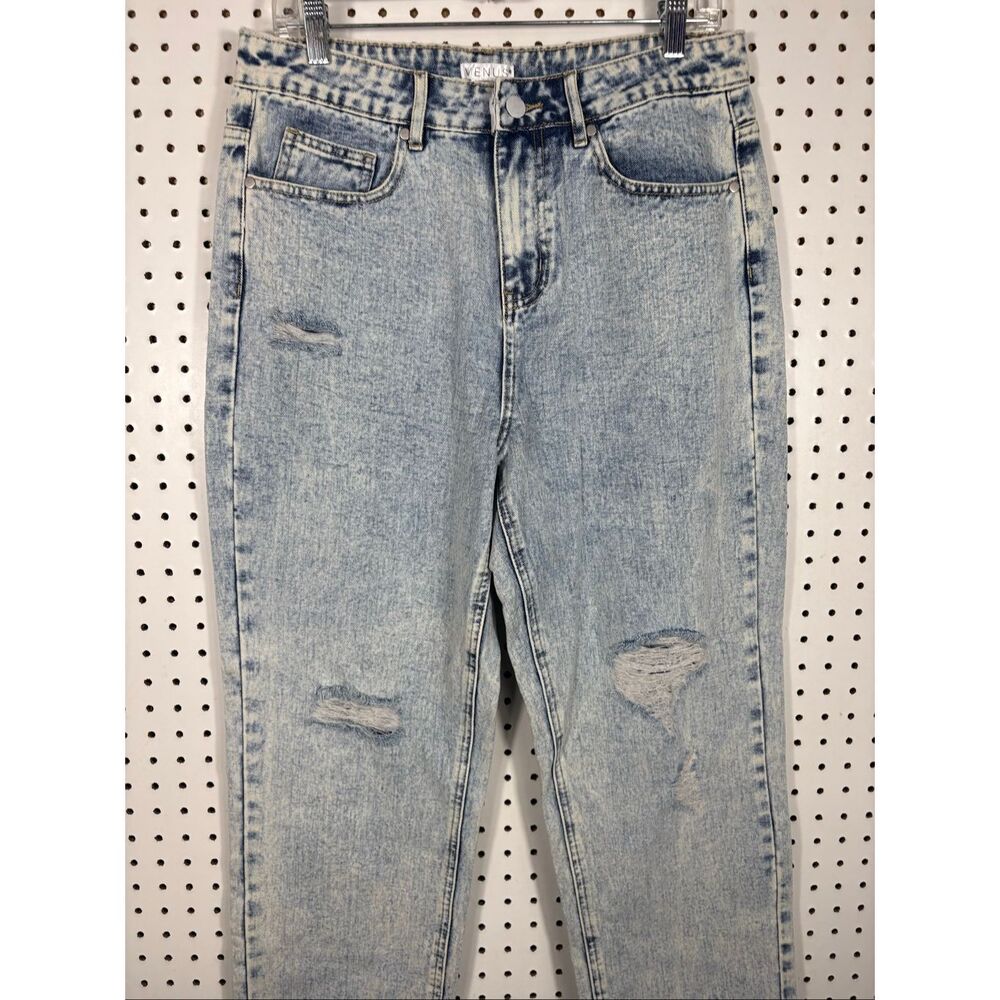 Venus straight leg stonewashed jeans size 12 - Picture 4 of 10